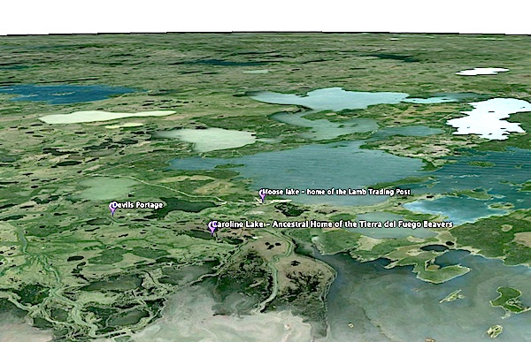 Saskatchewan River Delta origin of Patagonia Beavers