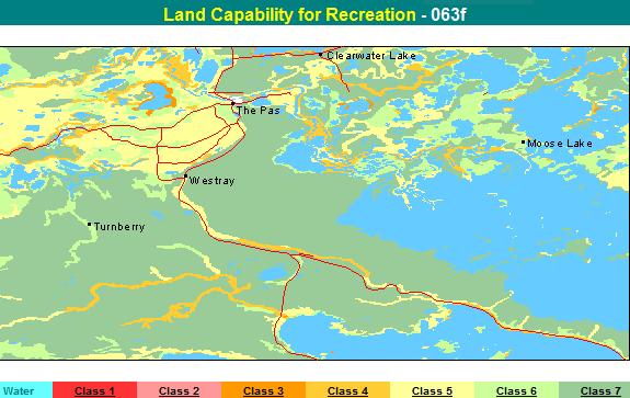 recreation potential around The Pas Manitoba