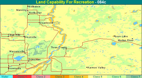 recreation capability map