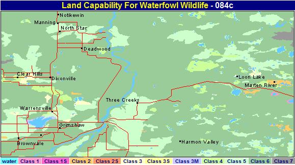 waterfowl capability map